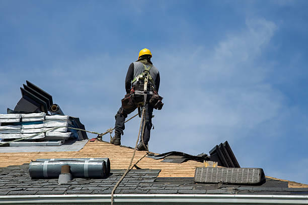 Professional Gutter Installation technician working in Sunset, UT
